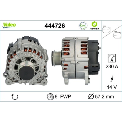 Alternátor VALEO 444726