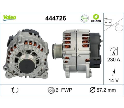 Alternátor VALEO 444726
