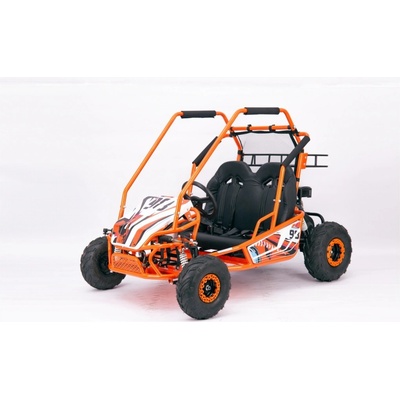 mamido Dětské benzínové autíčko Buggy LUCKY SEVEN oranžové – Zboží Dáma