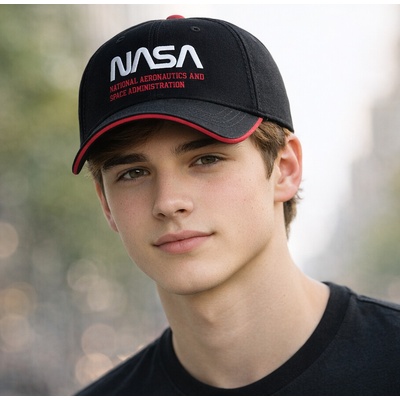 Nasa em271 Chlapecká kšiltovka černá – Zboží Dáma