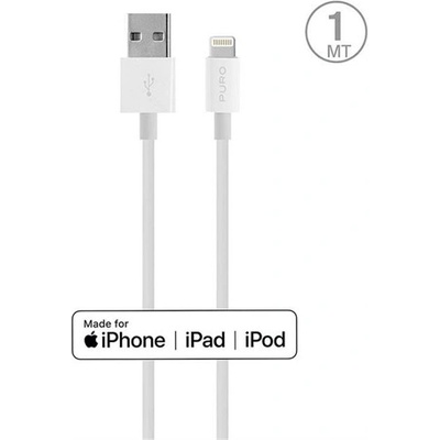 Puro CAPLTWHI USB-A to Lightning, 1m, bílý
