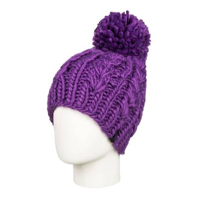 Roxy Winter Beanie, one Size, fialová, SLEVA
