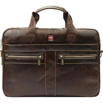 Nordee pánská aktovka S134 B hnědá – Zboží Dáma