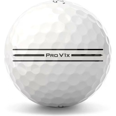 Titleist Pro V1x 25 Enhanced Alignment biele 3 x 3 ks