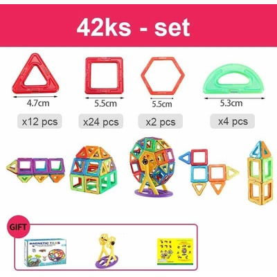 Magnetic Tiles 42 ks