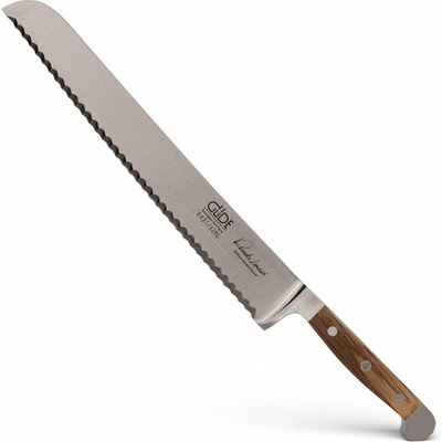 Güde Solingen nôž na chlieb ALPHA OAK 32 cm hnedý