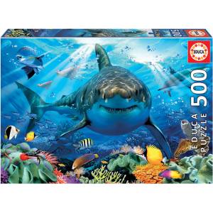 Educa Пъзел Educa от 500 части - Голямата бяла акула (EDU18478)