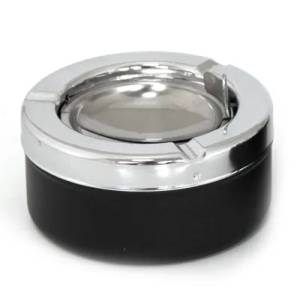 Horecano HORECANO-Пепелник ветроустойчив ЧЕРЕН Ø9хh4.5cm (BK-6008B) (0193690)