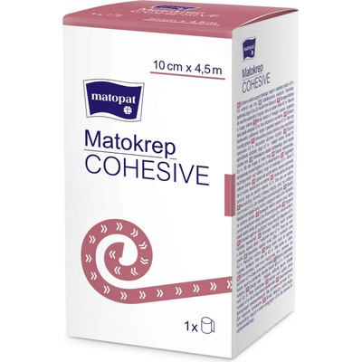 Matopat Elastický samolepiaci obväz Matopat Matokrep COHESIVE na rany a šport 10 cm x 4,5 m