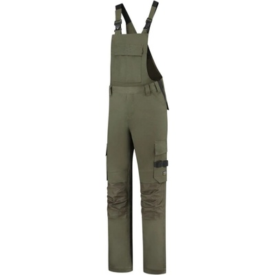 pracovné nohavice s trakmi unisex Bib & Brace Twill Cordura T67 žltá