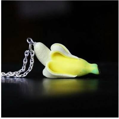 CircusMind Řetízek s přívěskem fimo banán S4896