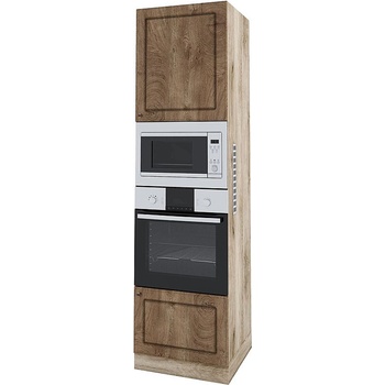 ИРИМ Колонен кухненски шкаф Сити АРФ-Дъб натурал-06-48 60 см