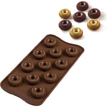 Silikomart Форма за шоколадови бонбони Scg49 Choco Crown силиконова (22.149.77.0065)