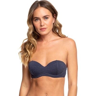 Roxy Gorgeous Sea Molded Bandeau modrá