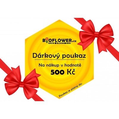 Dárkový poukaz na odběr zboží v hodnotě 500 Kč