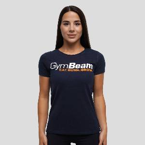 GymBeam Дамска тениска Grow Navy XS
