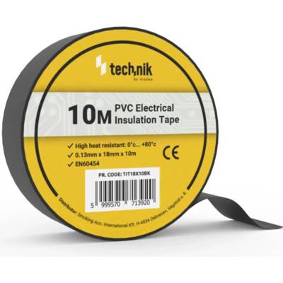 Technik izolačná páska 0,13 mm x 18 mm x 10 m čierna
