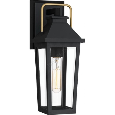Elstead Lighting Quoizel QZ-BUCKLEY-S-MBK - Външно стенно осветително тяло BUCKLEY S 1xE27/40W/230V IP44 (ED0786)
