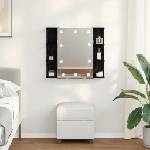 vidaXL Шкаф с огледало Черния дъб 70 x 16, 5 x 60 см (886233)