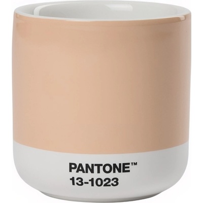 Pantone Světle oranžový porcelánový termohrnek Cortado Peach Fuzz 13 1023 175 ml