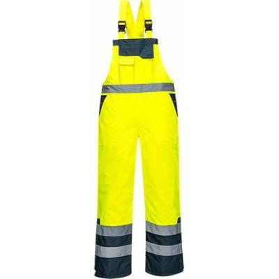 Portwest reflexní kalhoty Beno Hi-Vis s laclem žluté