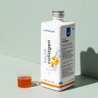 Nutriversum Liquid Collagen 10 000 mg Sugar Free pomaranč 500 ml