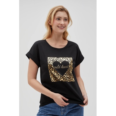 Moodo Дамска черна тениска Moodo Moodo | Cheren | ЖЕНИ | S