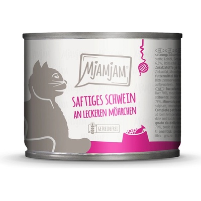 MjAMjAM šťavnaté bravčové s chutnou mrkvou 6 x 200 g