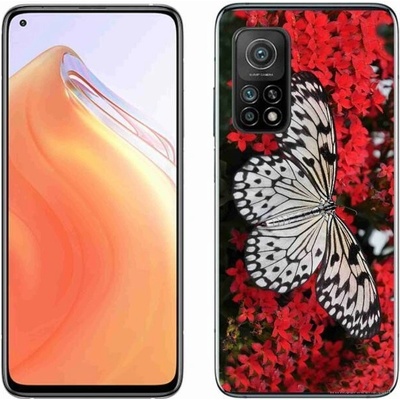 Pouzdro mmCase Gelové Xiaomi Mi 10T Pro 5G - černobílý motýl 1