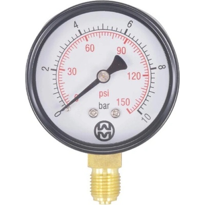 Pneumatics & Hydraulics Manometer stranový 0/10 bar - 63 mm - 1/4"