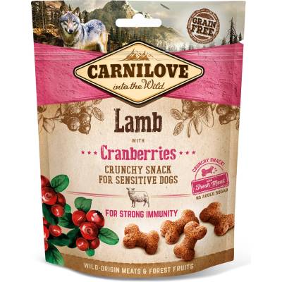 CARNILOVE Crunchy Snack, агнешко и червена боровинка 200 г