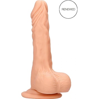RealRock Dong 7 lifelike testicle dildo 17cm natural