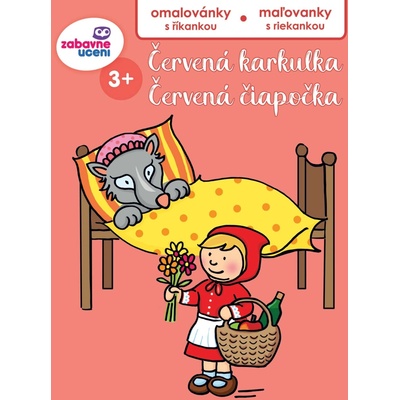 Detská omaľovánka ZÁBAVNÉ UCENÍ ČERVENÁ ČIAPOČKA Mix