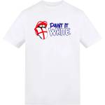 AWD Adults Printed England World Cup Tee - Paint it White