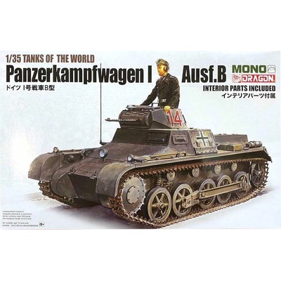 DRAGON Model Kit tank MD001 Pz.Kpfw.I Ausf.B w/INTERIOR CF 34 MD001 1:35