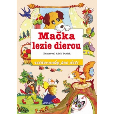 Mačka lezie dierou