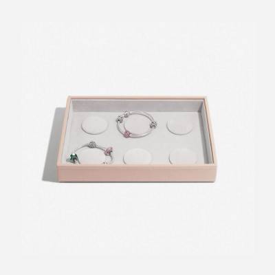 Stackers box na šperky s průhledným víkem Blush Classic 6 Charm Bracelet růžová 74404