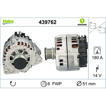 Alternátor VALEO 439762