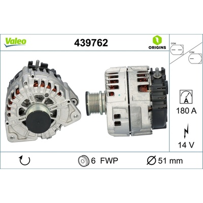 Alternátor VALEO 439762