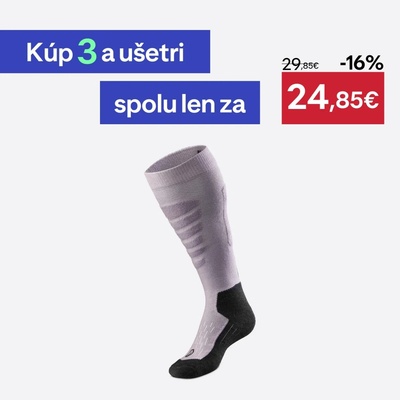 Wedze detské termoponožky 500 fialové