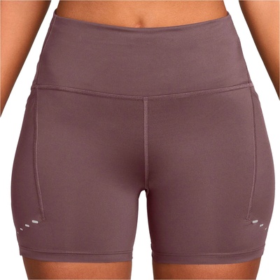 Nike Дамски шорти за бягане Nike Women's Swift High-Waisted 4 Tight Running Shorts - Tattoo / Reflective Silver - размер XS (112-3835-0311)