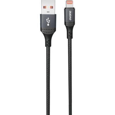 Dudao 3A 30W L3SL USB-A - Lightning Cable Braided 1.2m - Черен (L3SL)