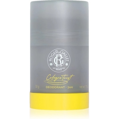 Roger & Gallet Cologne Twist дезодорант-стик без съдържание на алуминиеви соли за чувствителна кожа за мъже 50 гр