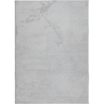 Килим " IZA" с къс косъм, скандинавски вид, сив, 200x280 см