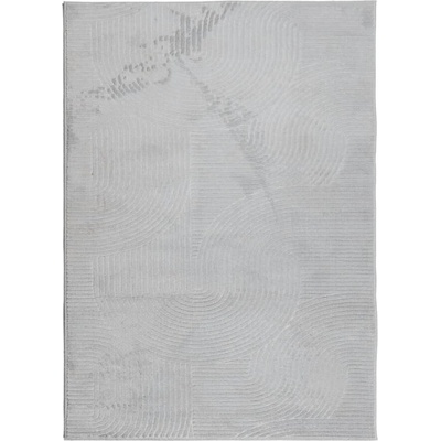 Килим " IZA" с къс косъм, скандинавски вид, сив, 200x280 см