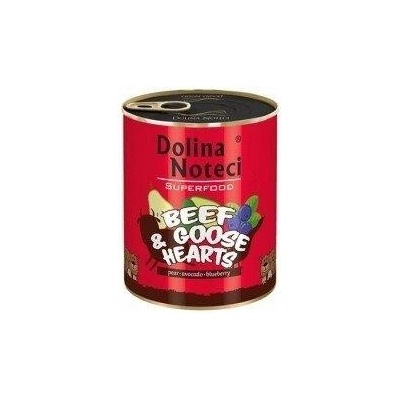 Dplina Noteci Premium Superfood hovädzie mäso s husacím srdcom 24 x 800 g