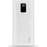 Ttec Външна батерия ttec, PowerSlim Trio, LCD, 10.000mAh, PD 22, 5W, Trio Cable, Бяла