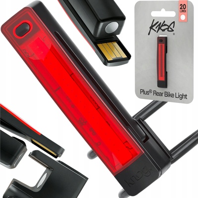 Knog Plus zadné čierne