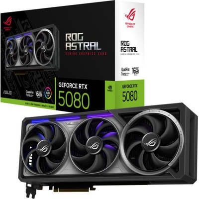ASUS ROG Astral OC GeForce RTX 5080 16GB GDDR7 256bit (ROG-ASTRAL-RTX5080-O16G-GAMING/90YV0LV0-M0NA00)