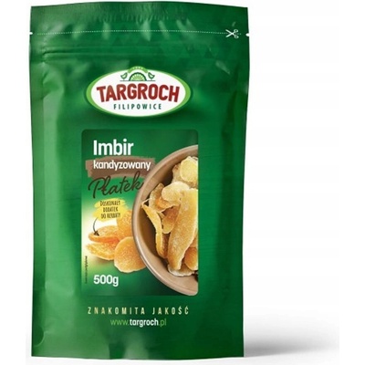 Targroch Zázvor kandizovaný vločka Zdravé potraviny 500 g